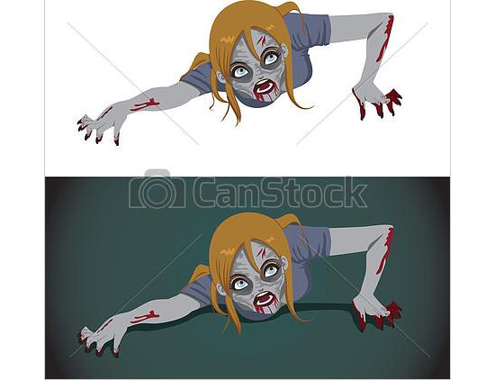 zombie woman