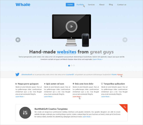 30+ jQuery HTML5 site Themes & Templates