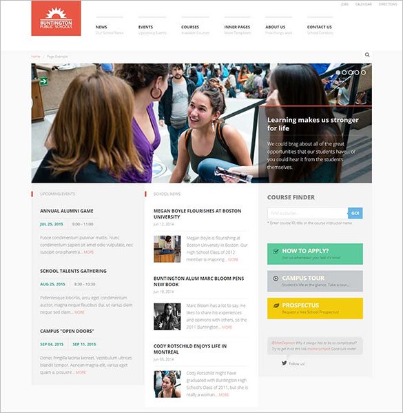24+ Education HTML5 Themes & Templates