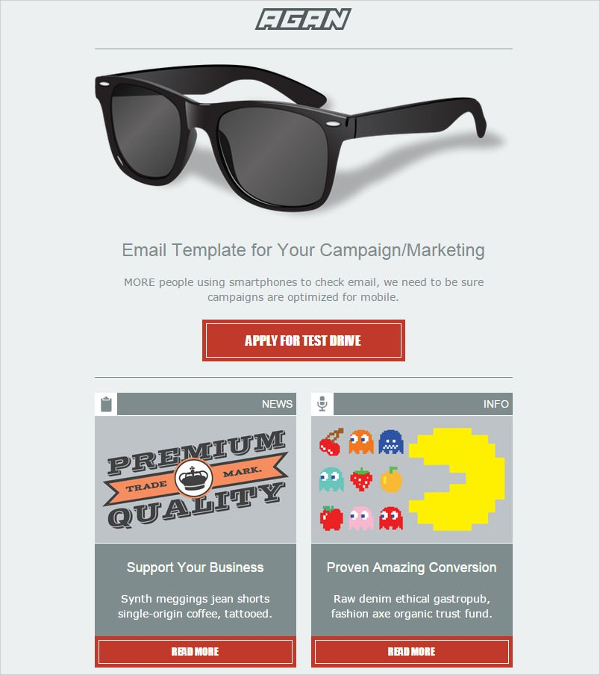 responsive email marketing template