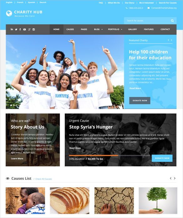30+ NonProfit WordPress Themes & Templates