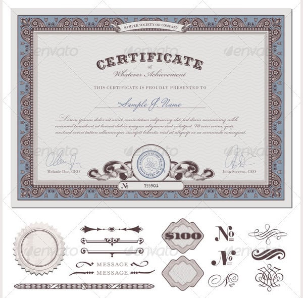 certificate template2