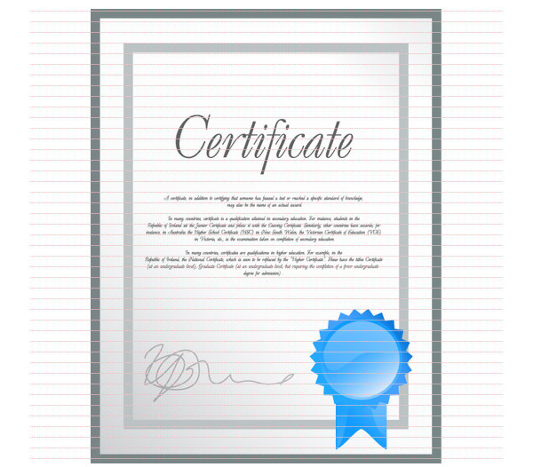 certificate icon