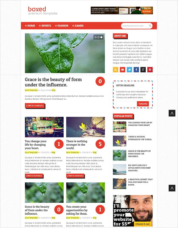 30+ Best SEO Blog Templates Free & Premium Themes