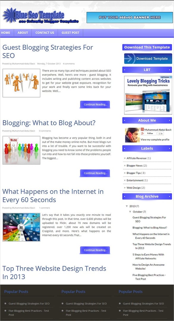 30+ Best SEO Blog Templates Free & Premium Themes Free