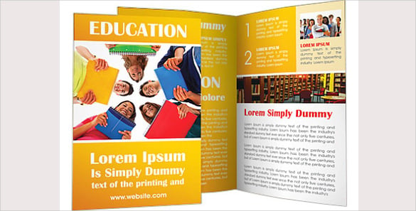 university students brochure template