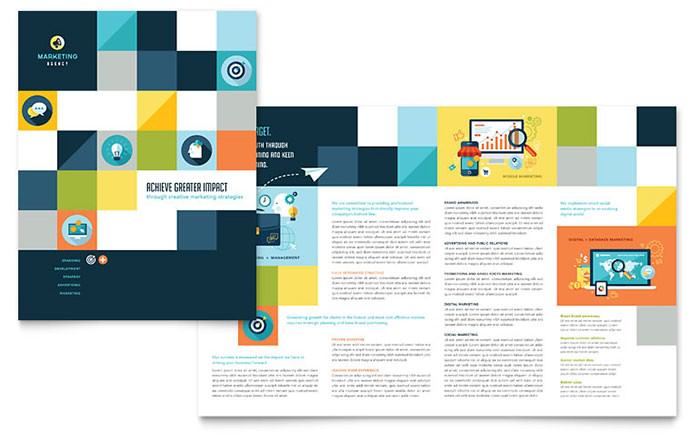 advertising company brochure template
