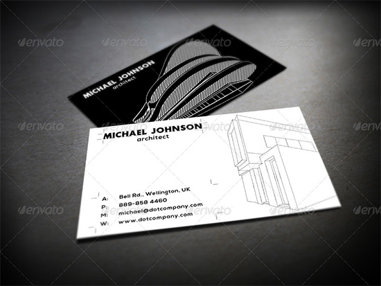 architect business card