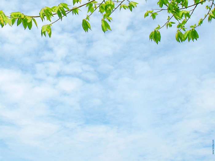 blue sky nature backgrounds for powerpoint template