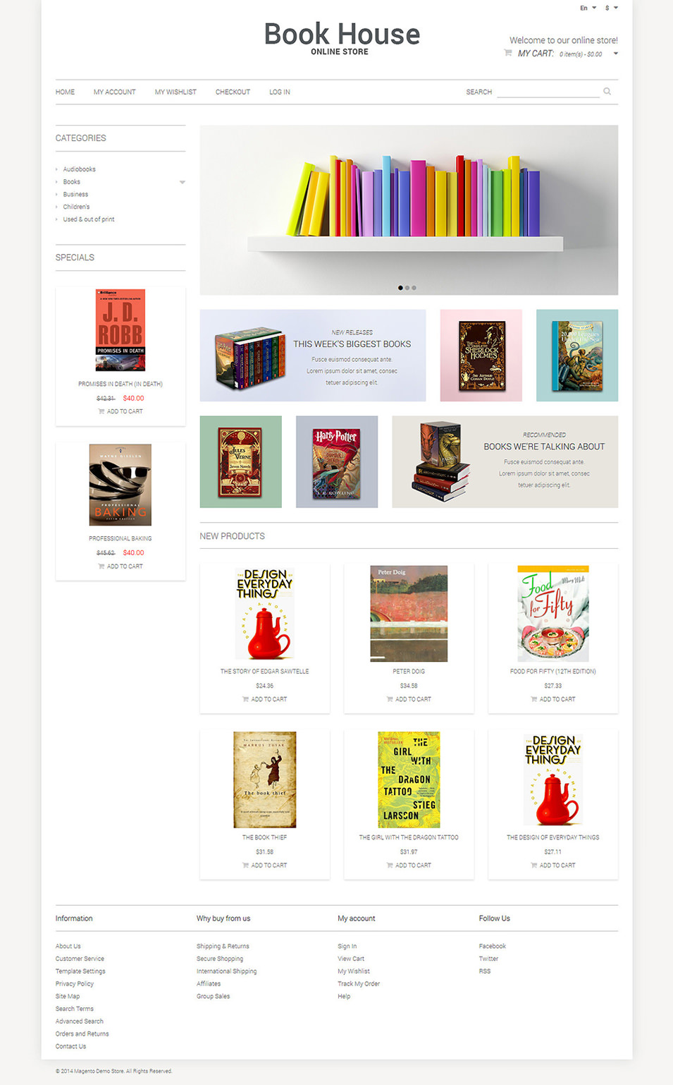 Bookstore Open Cart Website Templates Themes Free Premium Free Premium Templates Bookstore Website Template