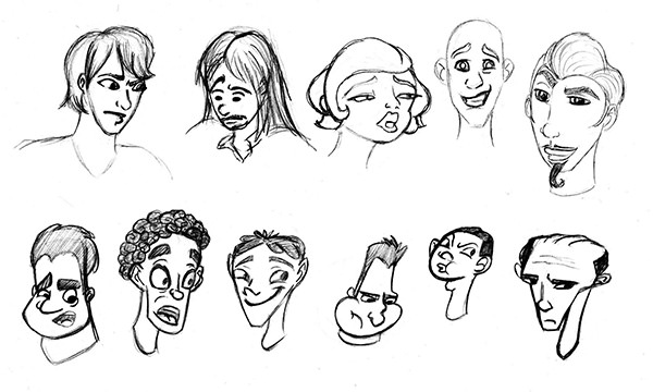 Cartoon Sketches, Cartoon Face Sketches | Free & Premium Templates