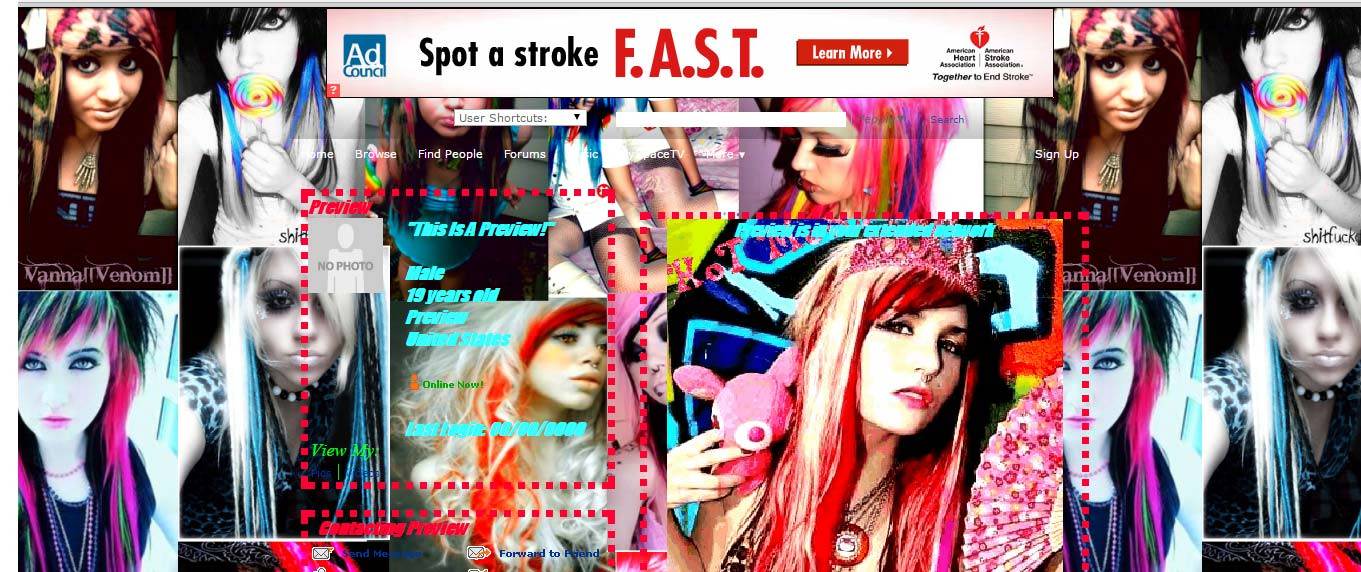 colorful hairstyles myspace layouts myspace colorful hairstyles layouts colorful hairstyles layouts for myspace