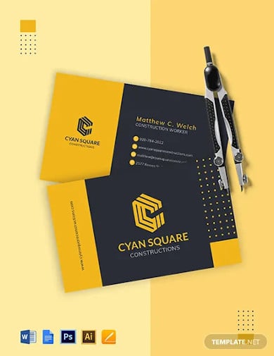 commercial-construction-worker-business-card-template