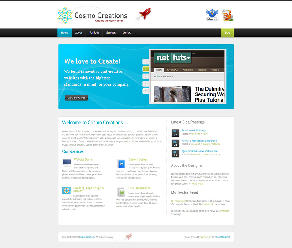 10 Best Jquery Ui Templates Free Premium Templates