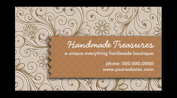 crafters-floral-handmade-business-card-templates