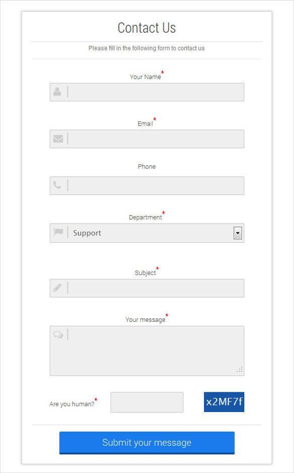 cross platform simple php contact form1
