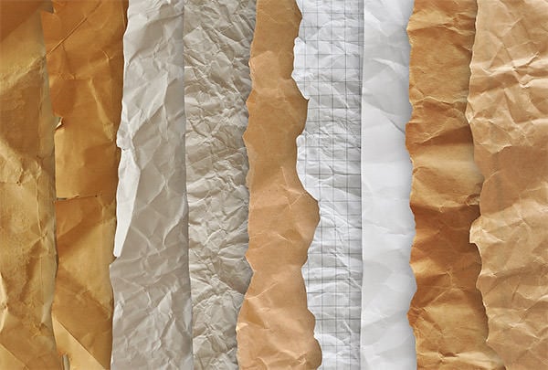 crumpled paper textures