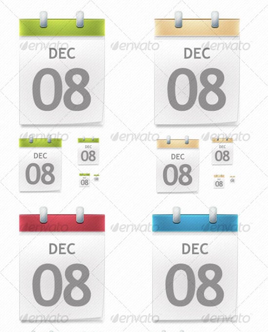 date-calendar-icon-pack