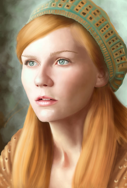 digital portrait painting