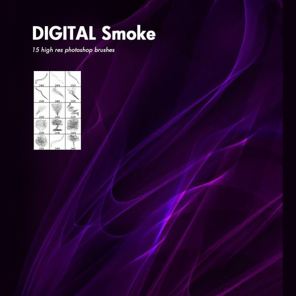 digital smoke photoshop brushes