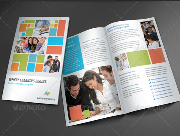 education brochure template