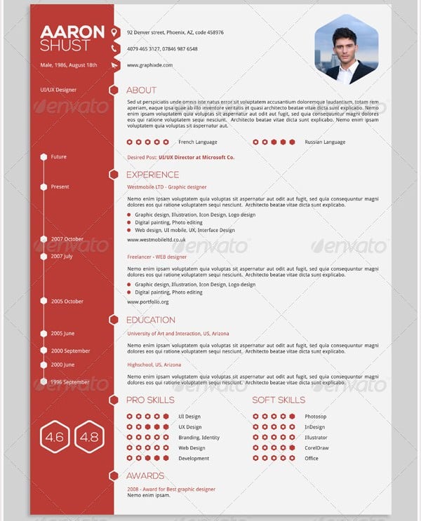 flat-and-clean-resume1