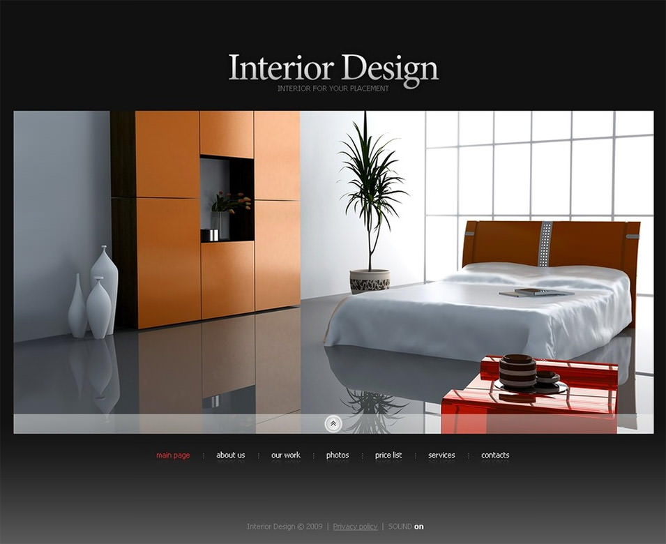 House Interior Design Website Interior Website Templates Ollis