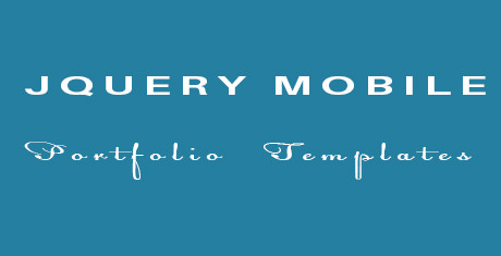jquery mobile portfolio templates