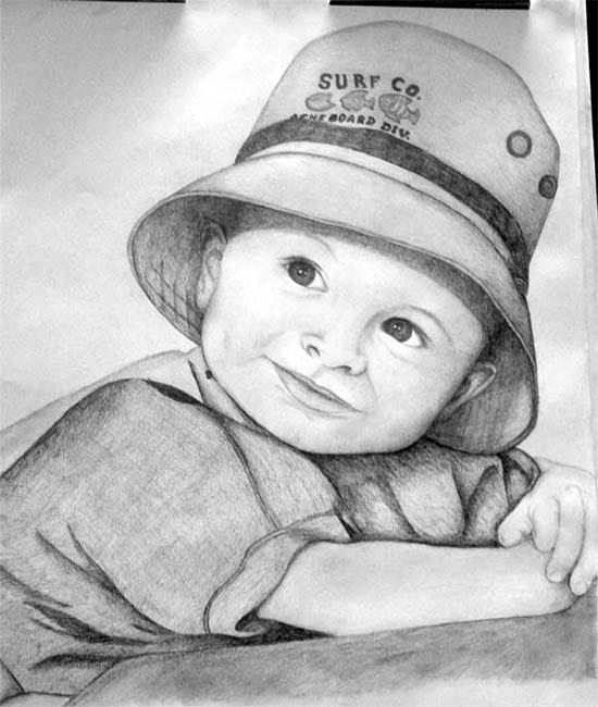 Black And White Paper Boy Pencil Drawing, Size: A4,A3 at Rs 700/piece in  Lakhimpur Kheri