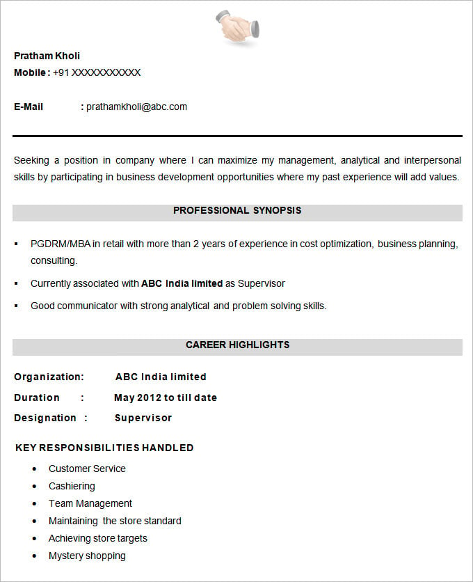 How to download resume format keni com sample resume downloadable.