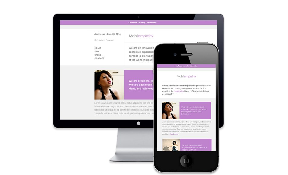 mobilempathy responsive email template