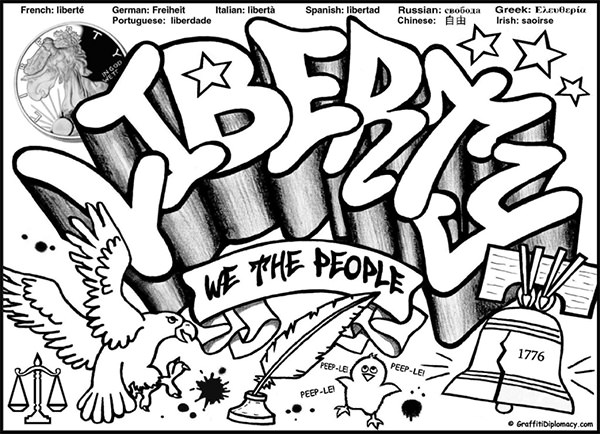 graffiti words coloring pages for teenagers