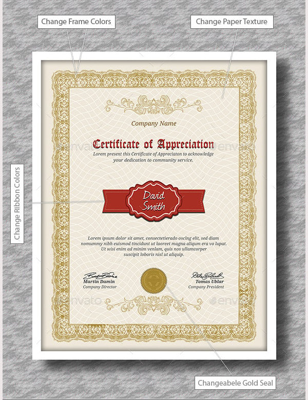 multipurpose certificates