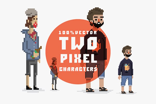 pixel style guys