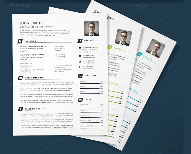 printable cv template