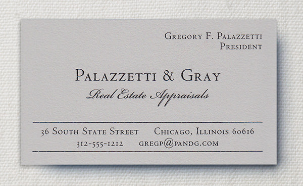renaissance moonstone grey business card