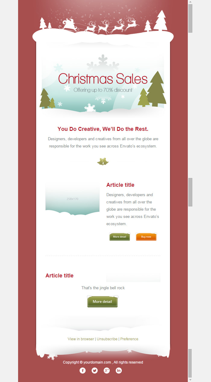 responsive email template