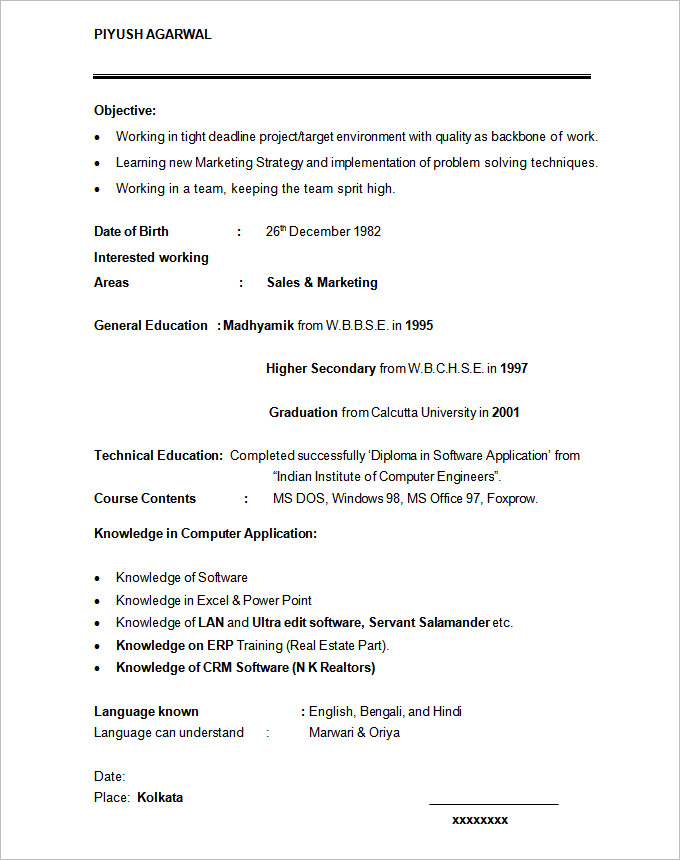 24 Student Resume Templates Pdf Doc Free Premium Templates