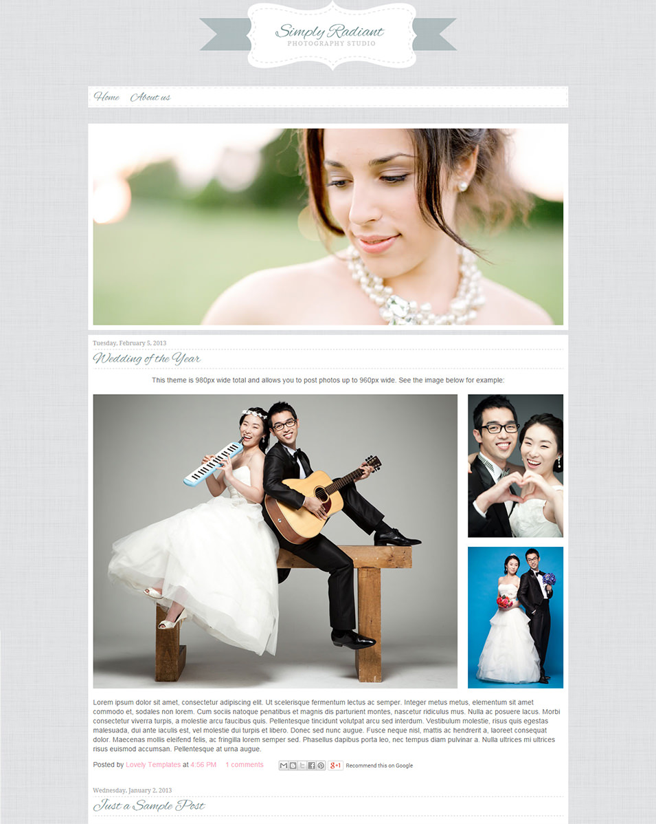 Wedding Blog site Templates & Themes Free & Premium