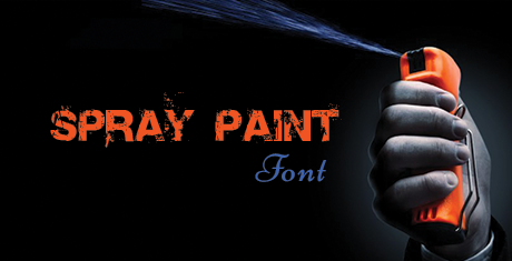 spray paint font