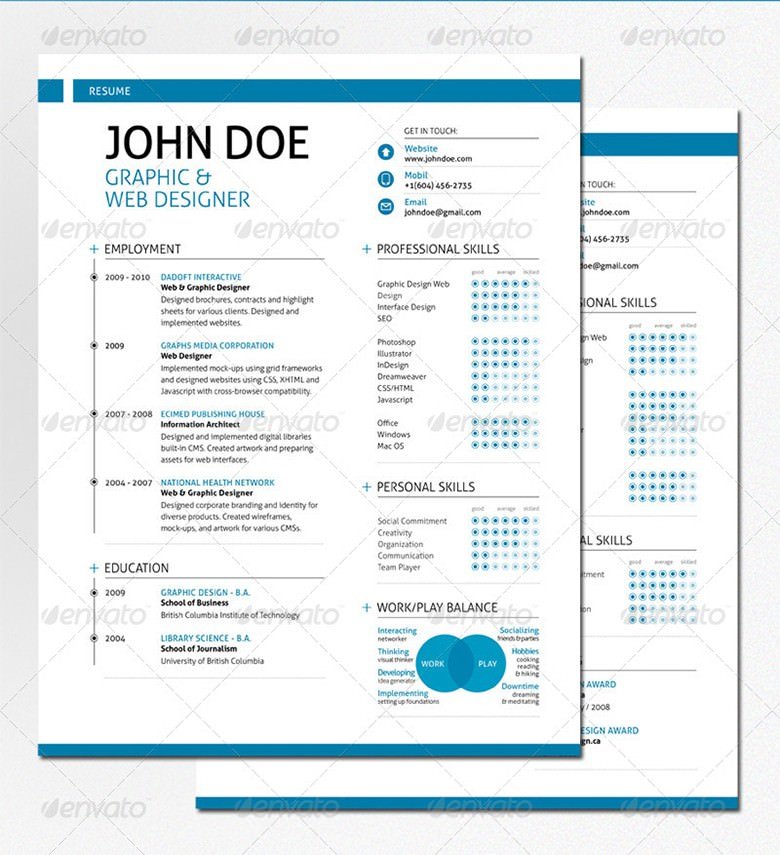 best cv format download