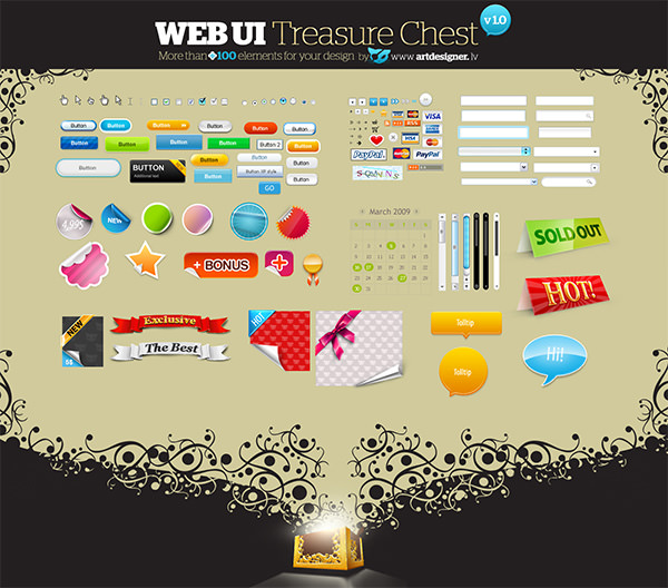 web ui treasure chest