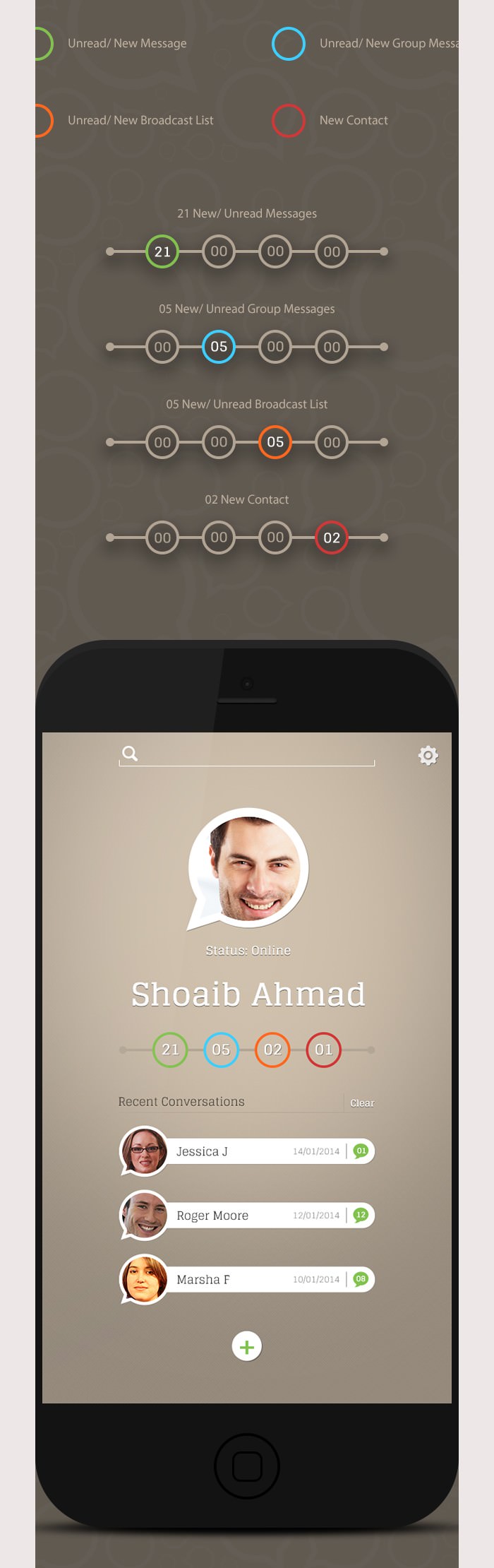 Whatsapp App Template - 14+ Free PSD, AI Format Download ...