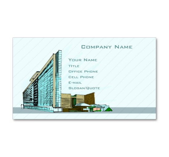 40+ Best Architecture and Construction Business Card Templates - Word ...