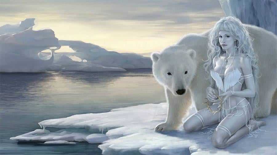 artwork 3d polar bears