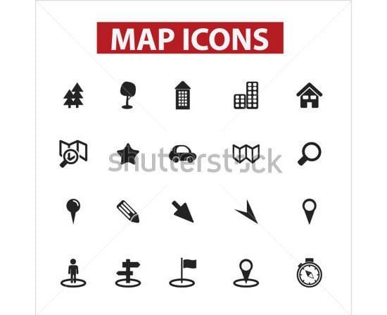 map-icons-set