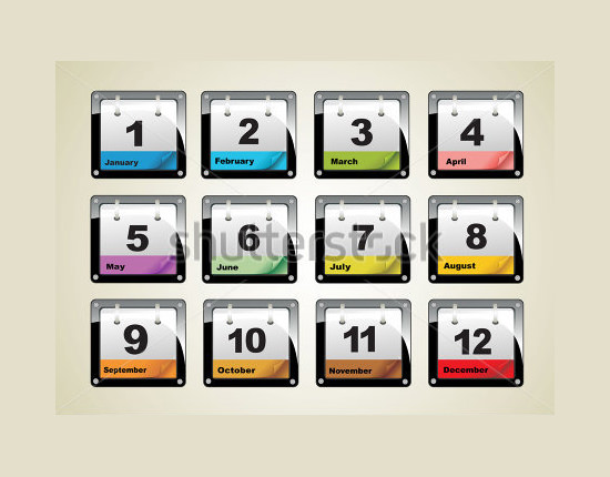 vector-calendar-icons