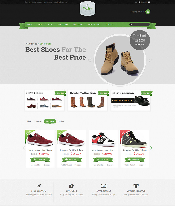 30+ eCommerce HTML5 Themes & Templates