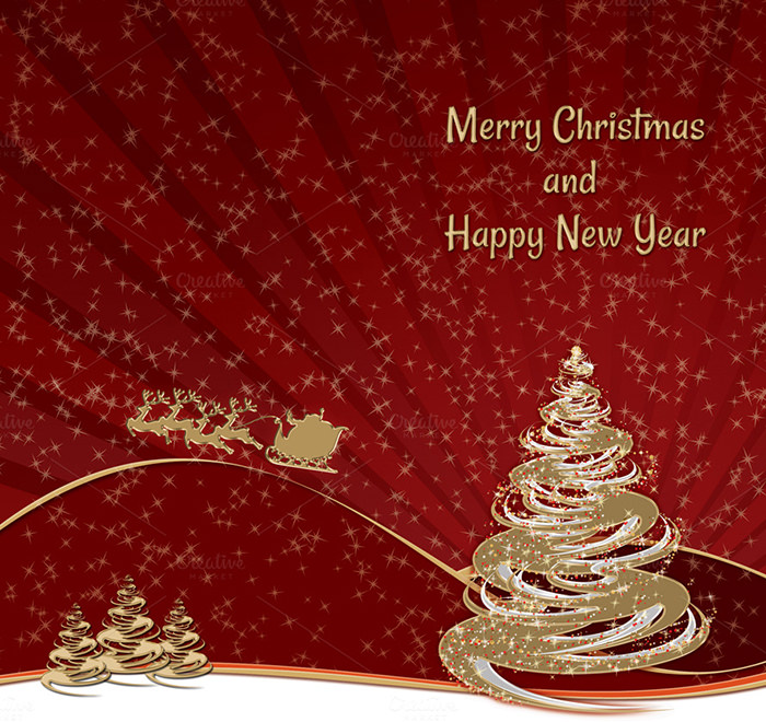 new year greeting card templates free download