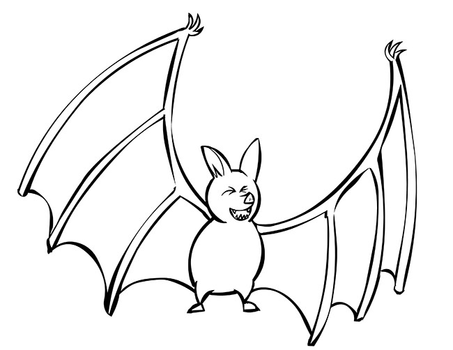 Bat Template - Animal Templates